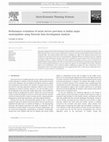 Research paper thumbnail of Performance evaluation of social service provision in Italian major municipalities using Network Data Envelopment Analysis