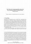 Research paper thumbnail of Zur Genese der mesopotamischen Götterwelt Eine Auseinandersetzung mit Thorkild Jacobsens Central Concerns (Fs. Volk 2020)