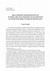 Research paper thumbnail of J. Sypień, D. Rozmus, Rola mediów elektronicznych w popularyzacji wartości kulturowych na ziemi olkuskiej (wybrane przykłady).  Polityka informacyjna wobec kultury . pod red. D. Fleszer. Oficyna WSH. Sosnowiec 2019, s. 51 - 68