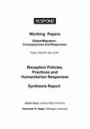 Research paper thumbnail of Working Papers Global Migration: Consequences and Responses Reception Policies, Practices and Humanitarian Responses Synthesis Report