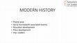 Research paper thumbnail of MODERN HISTORY