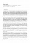 Research paper thumbnail of Between paradigms: a critical-rhetorical approach to the study of academic translation