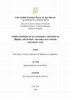 Research paper thumbnail of Análisis fonológico de las consonantes velarizadas en shipibo: selectividad y marcadez en la relación consonante-vocal