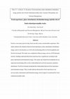 Research paper thumbnail of Food experience, place attachment, destination image and the role of food-related personality traits