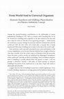 Research paper thumbnail of From World-Soul to Universal Organism: Maimon's Hypothesis and Schelling's Physicalization of a Platonic-Kabbalistic Concept