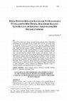 Research paper thumbnail of “Doğu Pontos Bölgesi Kaleleri ve Basamaklı Tünellerine Bir Örnek-Kaledere Kalesi-Çamoluk Yeni Bulgular Işığında Arkeolojik Bir Değerlendirme”