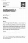 Research paper thumbnail of Sensing the next battle: An overshadowed prehistory of creative dissent in Tunisia