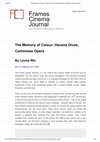 Research paper thumbnail of The Memory of Colour: Havana Divas, Cantonese Opera