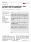 Research paper thumbnail of Is the middle cranial fossa a reliable predictor of temporal lobe volume in extant and fossil anthropoids