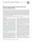 Research paper thumbnail of Deforestation and local sustainable development in Brazilian Legal Amazonia: an exploratory analysis