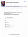 Research paper thumbnail of Im/moral healthcare: HIV and universal health coverage in Indonesia