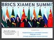 Research paper thumbnail of Brics 9 2017 in Xiamen Deglobalization centrifugal economics geopolitical interests