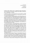 Research paper thumbnail of Recensione di: Fiammetta Sabba, Viaggi tra i libri. Le biblioteche italiane nella letteratura del Grand Tour, Pisa-Roma, Fabrizio Serra Editore, 2018