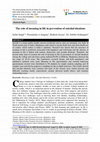 Research paper thumbnail of The role of meaning in life in prevention of suicidal ideations