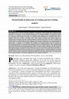 Research paper thumbnail of Mental health of adolescents of working and non-working mothers