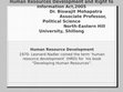 Research paper thumbnail of Human Resources Development and Right to Information Act 2005