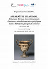 Research paper thumbnail of Liens « dieux - animaux » : l’apport de l’étude des sacrifices dans les textes épigraphiques grecs (Université de Fribourg, 7-8 septembre 2020)