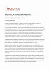 Research paper thumbnail of Panetti Giovanni Battista