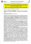 Research paper thumbnail of Proyecto de Investigación "Violencia colectiva y protesta popular en las ciudades españolas: la Guerra de la Independencia