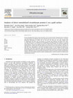 Research paper thumbnail of Analysis of direct immobilized recombinant protein G on a gold surface