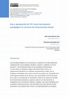 Research paper thumbnail of Uso y apropiación de TIC como herramienta pedagógica en carreras de Comunicación Social