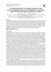 Research paper thumbnail of The Moderating Effect of Corruption on Deterrent and Socio-Psychological Factors for Tax Compliance: A Conceptual Model for Small and Medium Enterprises in Uganda