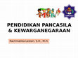 Research paper thumbnail of PENDIDIKAN PANCASILA DAN KEWARGANEGARAAN