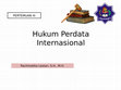 Research paper thumbnail of HUKUM PERDATA INTERNASIONAL