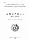 Research paper thumbnail of Anuarul Institutului de Studii Clasice, vol. I, partea a II-a [1928-1932]