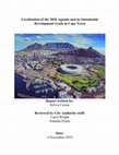 Research paper thumbnail of Localisation of the 2030 Agenda and its Sustainable Development Goals in Cape Town