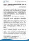 Research paper thumbnail of DESAFIOS E POSSIBILIDADES ESTRATÉGICAS PARA UMA POLÍTICA DE REDUÇÃO DE RISCO DE DESASTRES