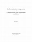 Research paper thumbnail of La filosofia kantiana de la geometria y el descubrimiento de las geometrías no euclidianas