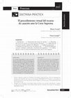 Research paper thumbnail of El procedimiento virtual del recurso de casación ante la Corte Suprema