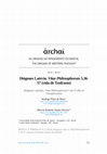 Research paper thumbnail of Tradução de Diógenes Laércio. Vitae Philosophorum 5.36- 57 (vida de Teofrasto). [Greek/Portuguese translation of Diogenes Laërtius. Vitae Philosophorum 5.36-57 (life of Theophrastus) - Published in 2020]