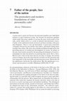 Research paper thumbnail of Father of the People, Face of the Nation: The Premodern and Modern Foundations of Ruler Personality Cults, in: Kirill Postoutenko, Darin Stephanov (ed.), Ruler Personality Cults from Empires to Nation-States and Beyond: Symbolic Patterns and Interactional Dynamics, London: Routledge, 2020, 120-142.