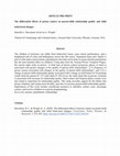 Research paper thumbnail of The differential effects of prison contact on parent–child relationship quality and child behavioral changes