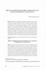 Research paper thumbnail of BREVES CONSIDERAÇÕES SOBRE A DEMOCRACIA E O DEMOS EM HERÓDOTO E ARISTÓTELES * Priscilla Gontijo Leite