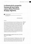 Research paper thumbnail of La historia de la ocupación humana de Inca Cueva, cueva 5 (ICc5), Provincia de Jujuy, Argentina