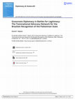 Research paper thumbnail of Grassroots Diplomacy in Battles for Legitimacy: The Transnational Advocacy Network for the Brazilian Recognition of the Palestinian State. Diplomacy & Statecraft 28:1 (2017), 128-151.‏