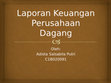 Research paper thumbnail of Laporan Keuangan Perusahaan Dagang ADISTA SALSABILA PUTR I