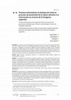 Research paper thumbnail of Prácticas informativas en tiempos de Covid-19:
procesos de promoción de la salud y derecho a la
información en el norte de la Patagonia
argentina