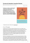 Research paper thumbnail of Ferrante als klassieker (De Nederlandse Boekengids 2020#6)