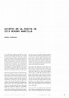 Research paper thumbnail of Quietud en la órbita de Luis Moreno Mansilla