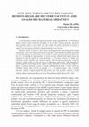 Research paper thumbnail of Note sull’insegnamento del passato remoto regolare dei verbi uscenti in -ere: analisi dei materiali didattici