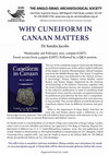 Research paper thumbnail of AIAS Lecture:  Why Cuneiform in Canaan Matters