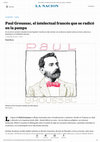 Research paper thumbnail of "Paul Groussac, el intelectual francés que se radicó en la pampa"