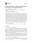 Research paper thumbnail of Reutilization Prospects of Diamond Clay Tailings at the Lomonosov Mine, Northwestern Russia