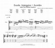 Research paper thumbnail of Professor: André Luiz Martins Gonçalves
Escala Arpeggios + Acordes