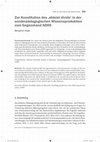 Research paper thumbnail of Zur Konstitution des ‚ableist divide’ in der sonderpädagogischen Wissensproduktion zum Gegenstand ADHS. In: Sonderpädagogische Förderung heute  64 (3), 253-264.