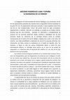 Research paper thumbnail of ANTONIO RODRÍGUEZ LUNA Y ESPAÑA. LA BUSQUEDA DE LA VERDAD